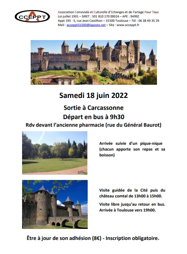 RESSOURCES/Visite de la cité de Carcassonne du 18 juin 2022 
